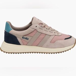 Gola Chicago Women's Pink and Blue Sneakers